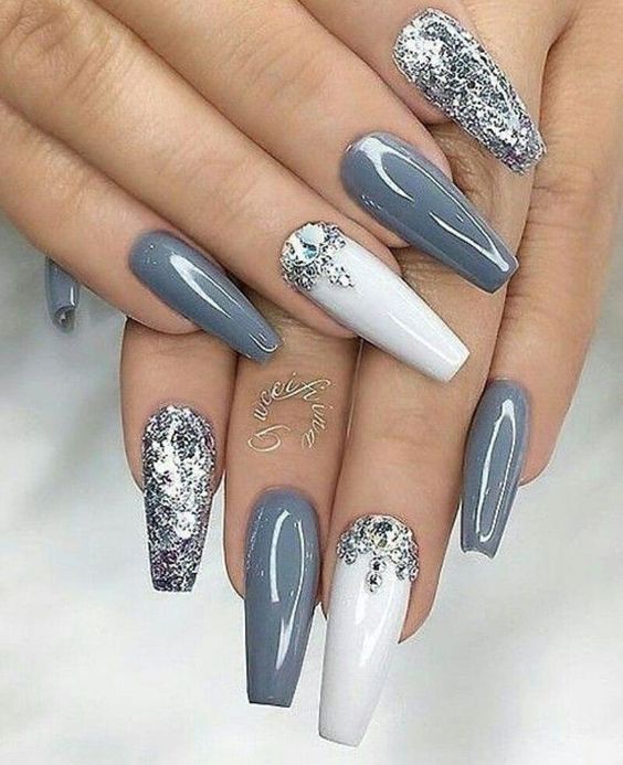 31 Awesome Diamond Nail Designs and Ideas