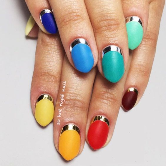 46 Awesome Reverse French Nail Designs