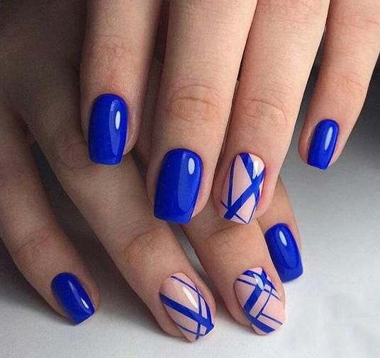 40 Stunning Geometric Nail Art Designs