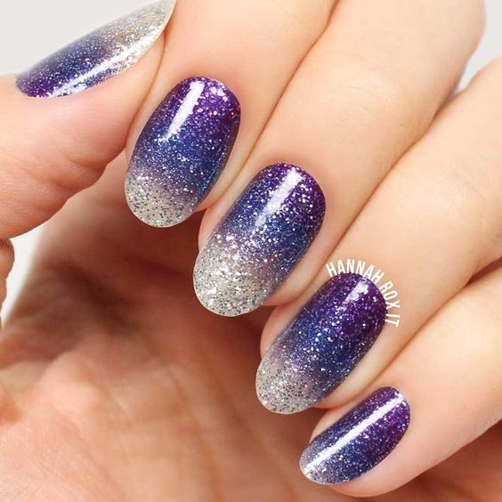 35 Popular and Stylish Gradient Nail Art Designs