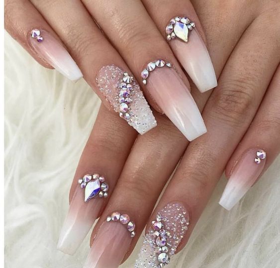 31 Awesome Diamond Nail Designs and Ideas