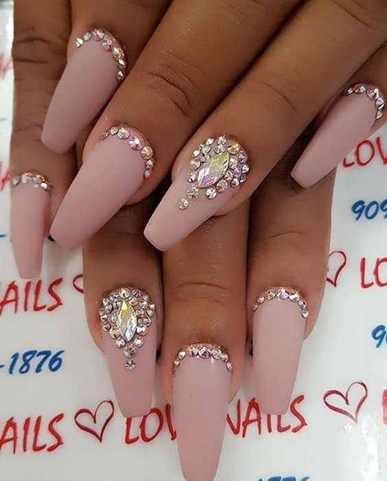 31 Awesome Diamond Nail Designs and Ideas