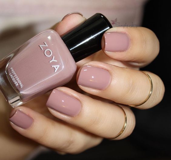 35 Elegant Mauve Color Nail Designs