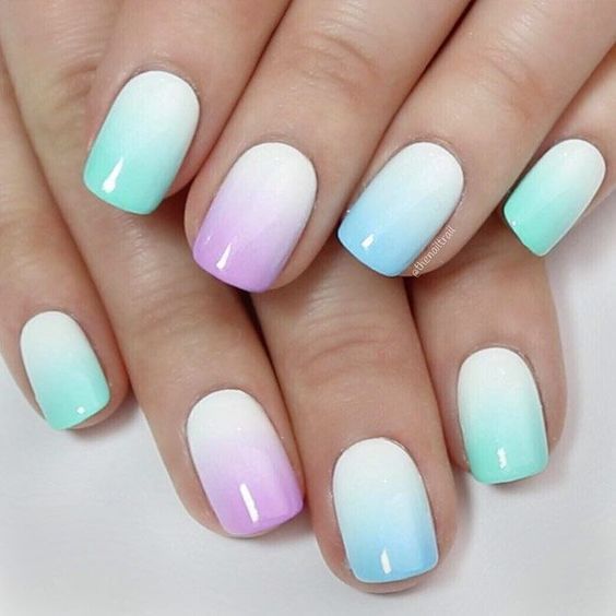 35 Popular and Stylish Gradient Nail Art Designs