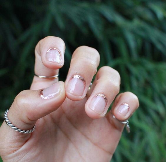 46 Awesome Reverse French Nail Designs