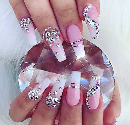 31 Awesome Diamond Nail Designs and Ideas