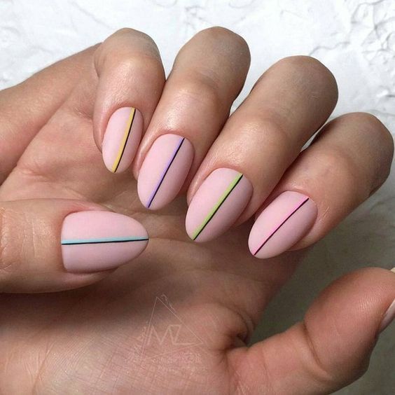 40 Stunning Geometric Nail Art Designs