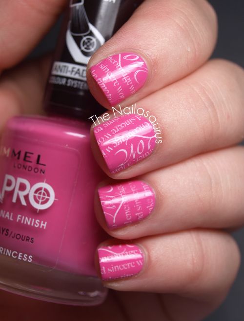 30 Pretty Newspaper Nail Art Designs