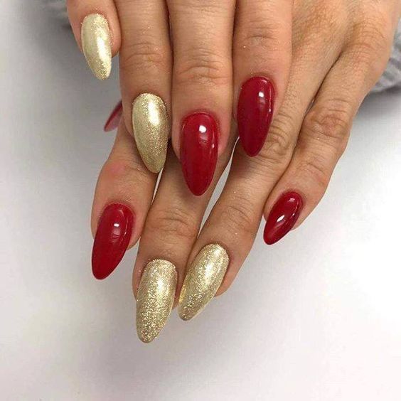 45 Trendy Metallic Nail Art Designs