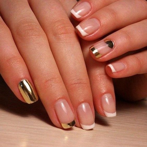 45 Trendy Metallic Nail Art Designs