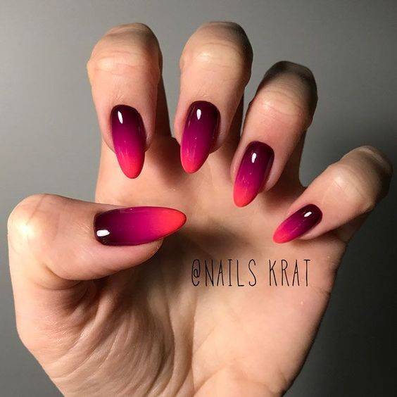 35 Popular and Stylish Gradient Nail Art Designs