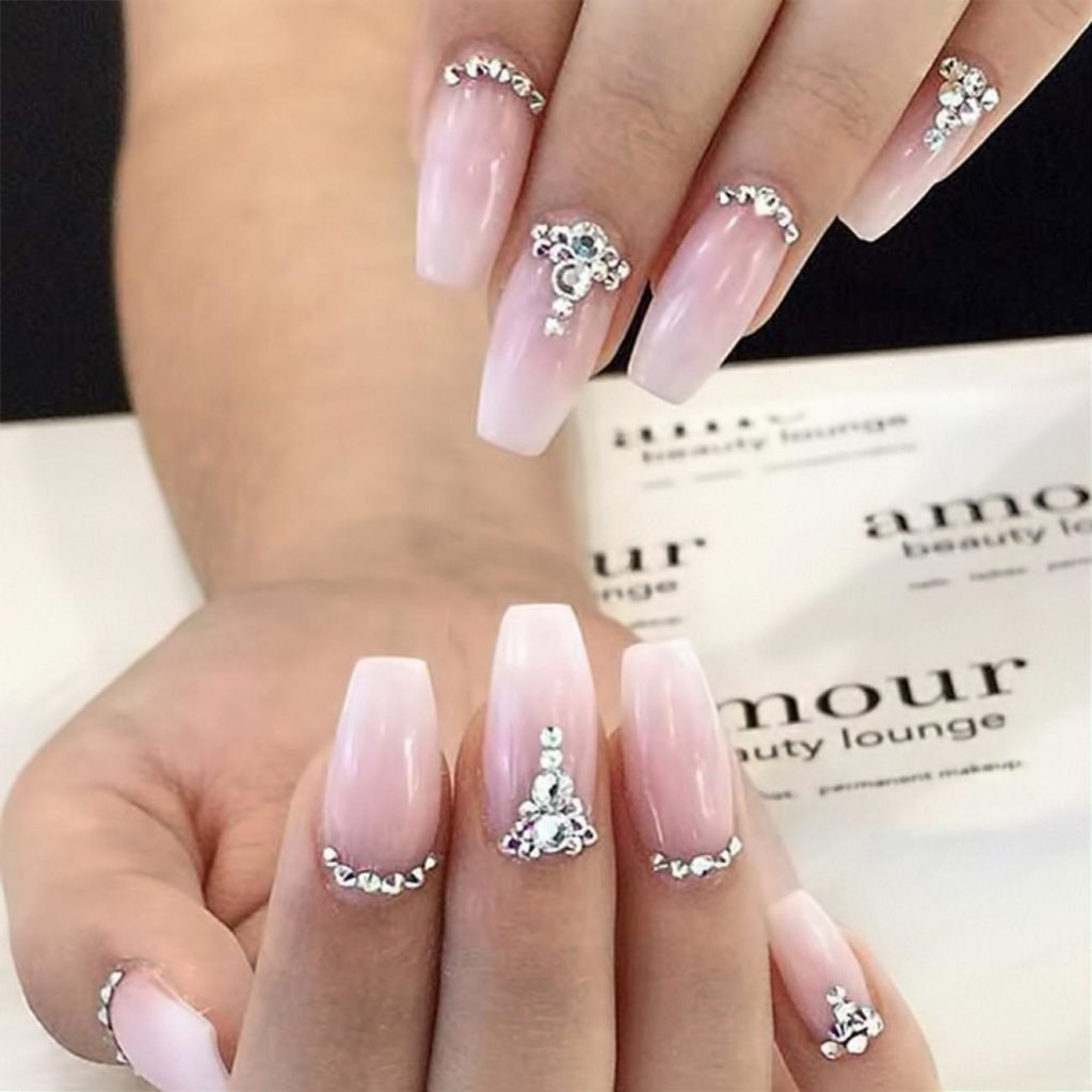 31 Awesome Diamond Nail Designs and Ideas