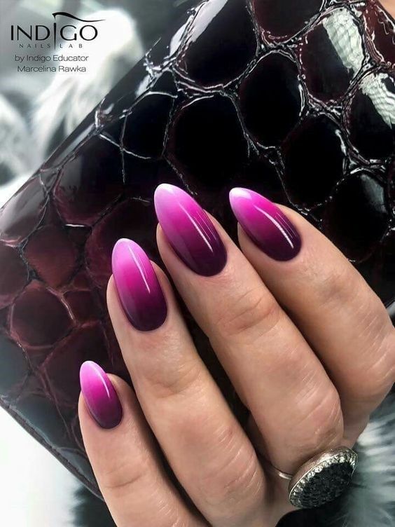 35 Popular and Stylish Gradient Nail Art Designs