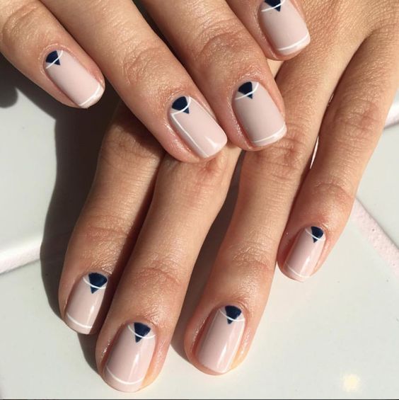 40 Stunning Geometric Nail Art Designs