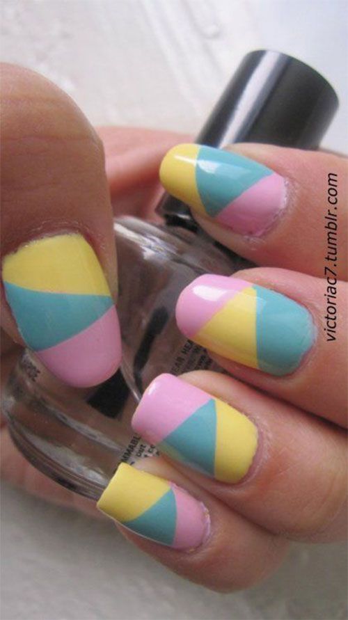 40 Stunning Geometric Nail Art Designs