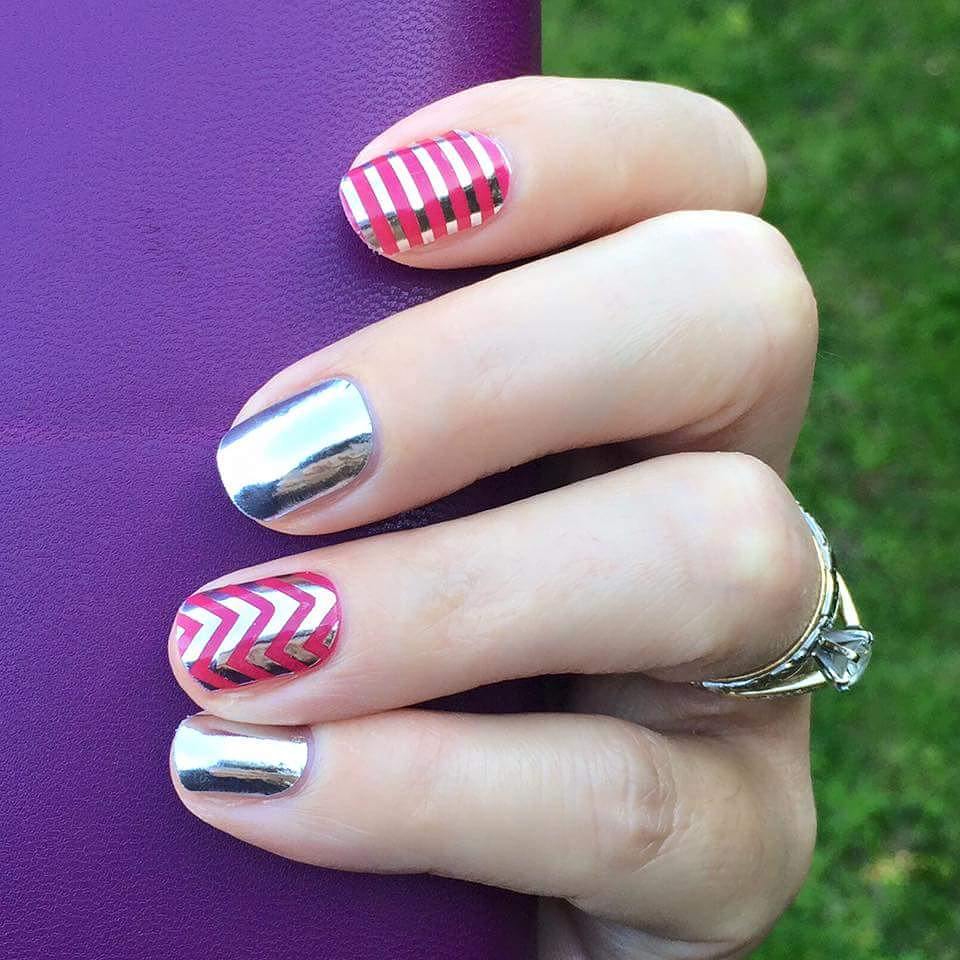 45 Trendy Metallic Nail Art Designs