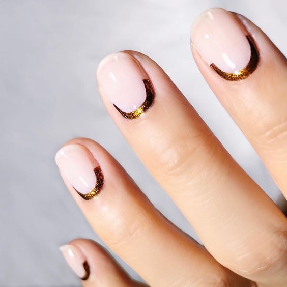 46 Awesome Reverse French Nail Designs