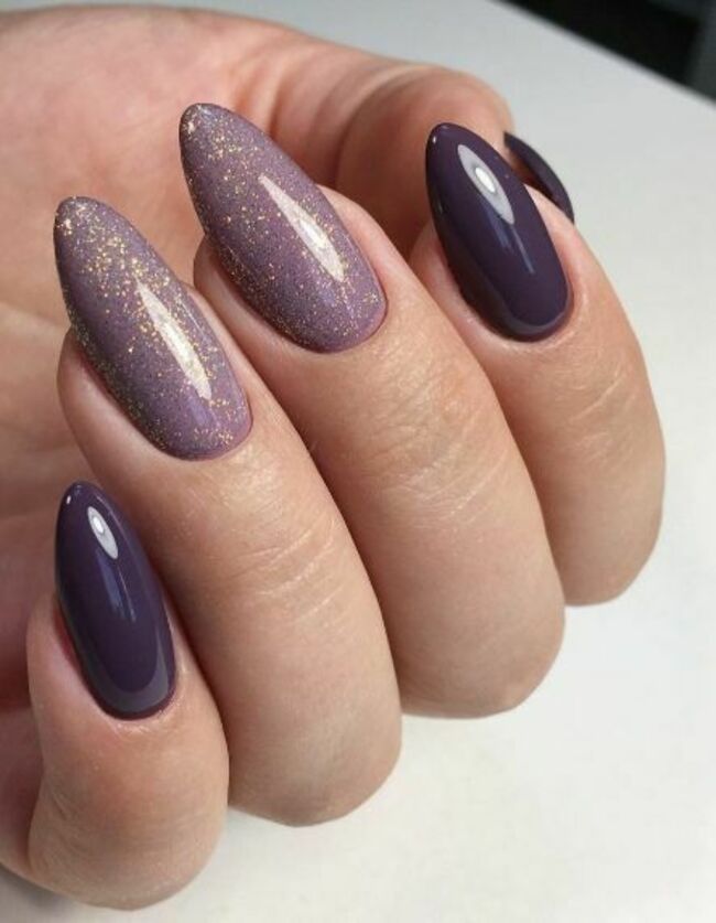 35 Elegant Mauve Color Nail Designs