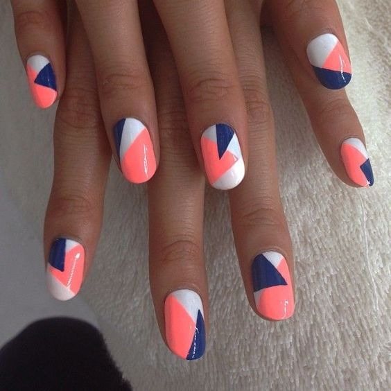 40 Stunning Geometric Nail Art Designs