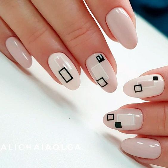 40 Stunning Geometric Nail Art Designs