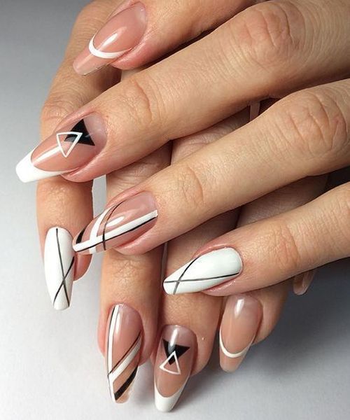 40 Stunning Geometric Nail Art Designs