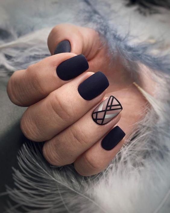 40 Stunning Geometric Nail Art Designs