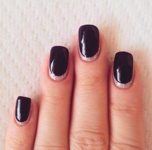 46 Awesome Reverse French Nail Designs