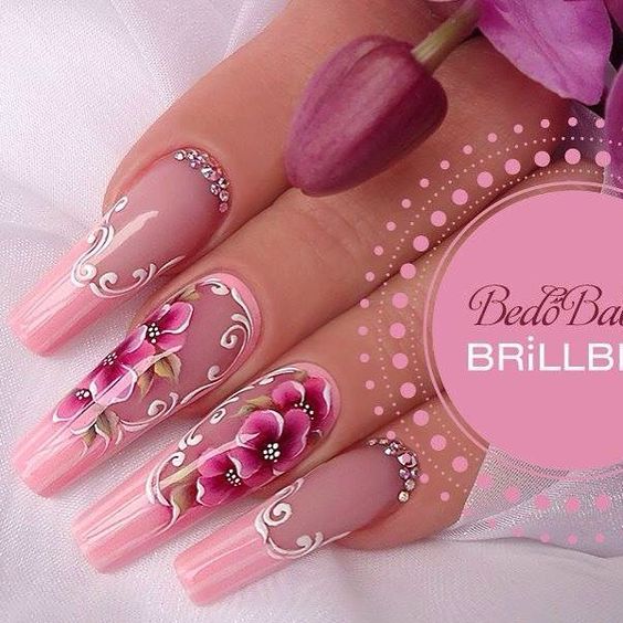 52 Luxury Coffin French Tip Nail Designs