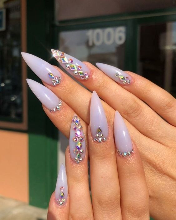 31 Awesome Diamond Nail Designs and Ideas