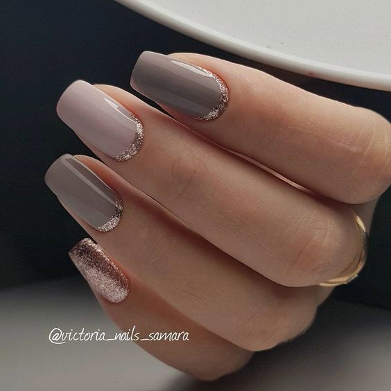 35 Elegant Mauve Color Nail Designs