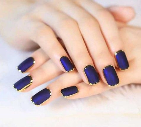 45 Trendy Metallic Nail Art Designs