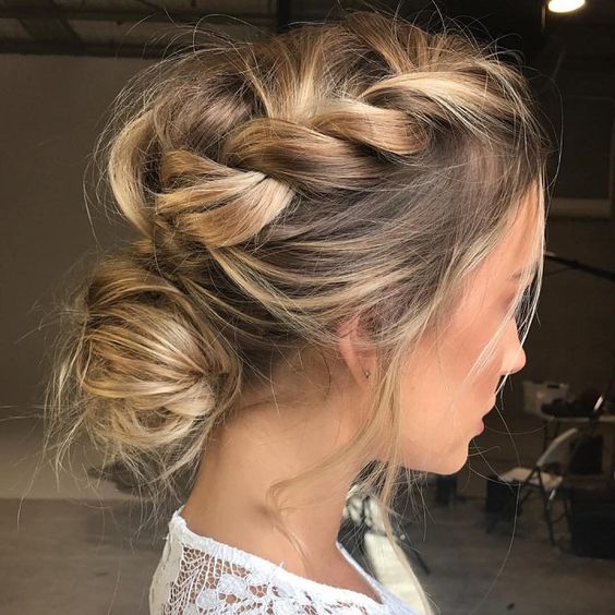 30 Trendy Messy Updos for Long Hair