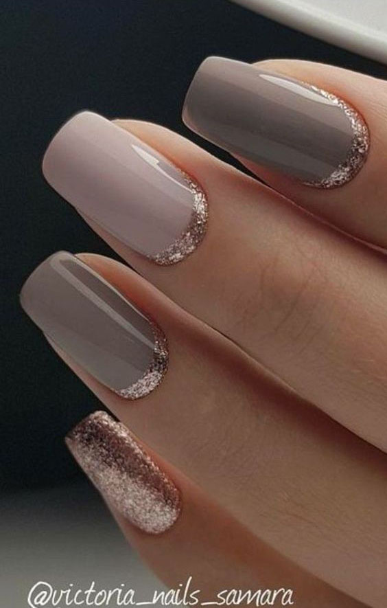 46 Awesome Reverse French Nail Designs