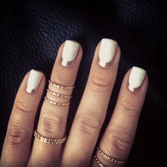 46 Awesome Reverse French Nail Designs