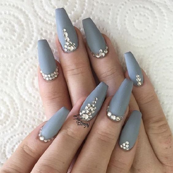 31 Awesome Diamond Nail Designs and Ideas