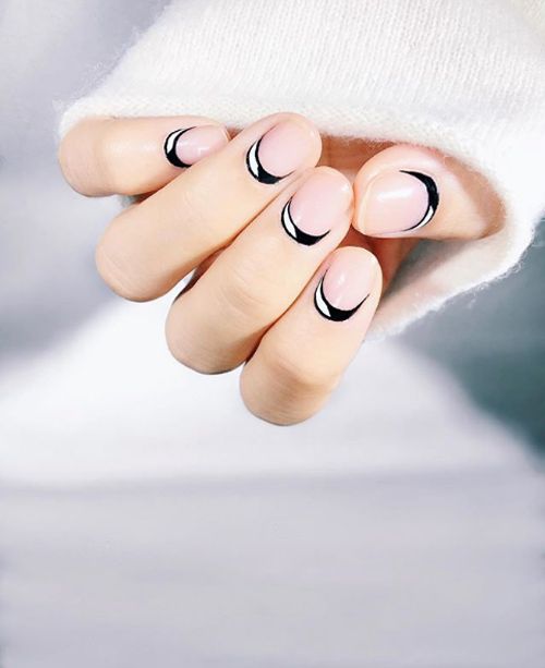 46 Awesome Reverse French Nail Designs