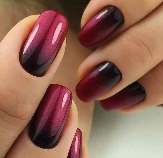 35 Popular and Stylish Gradient Nail Art Designs