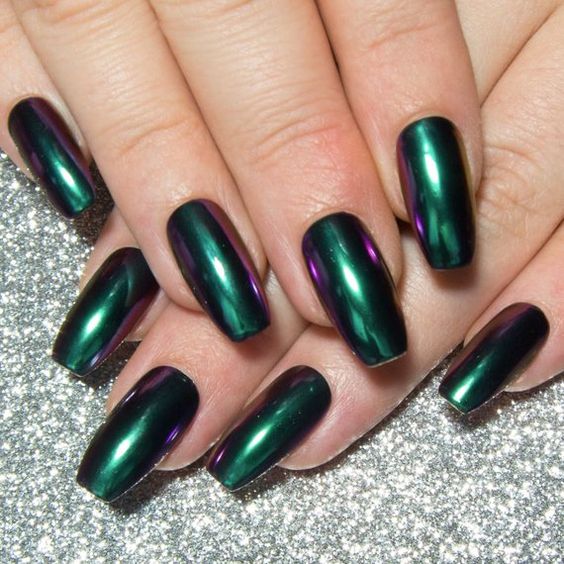 24 Amazing Purple and Teal Nail Designs