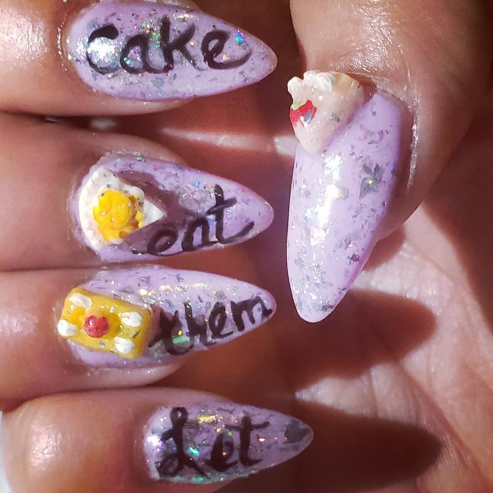 30 Awesome Cake Nail Art Designs