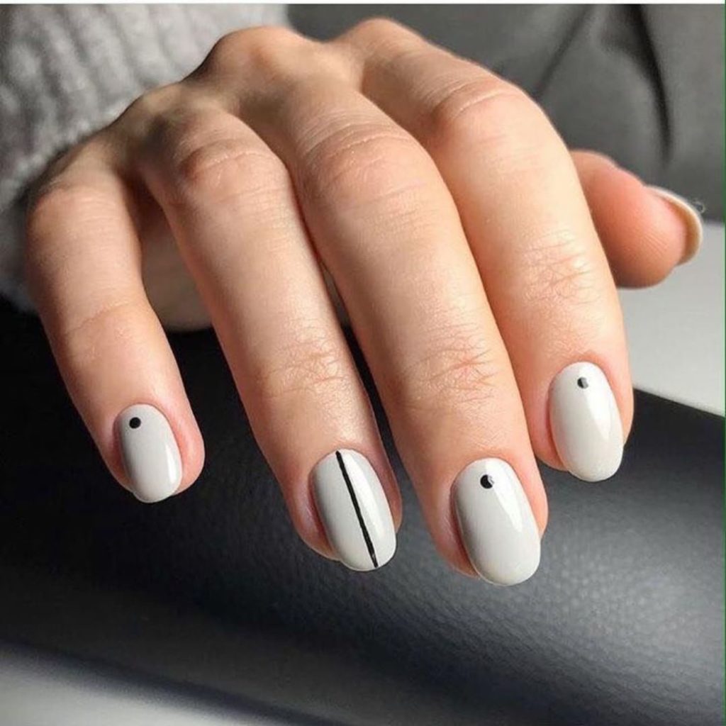 30 Easy and Beautiful Line Nail Art Designs