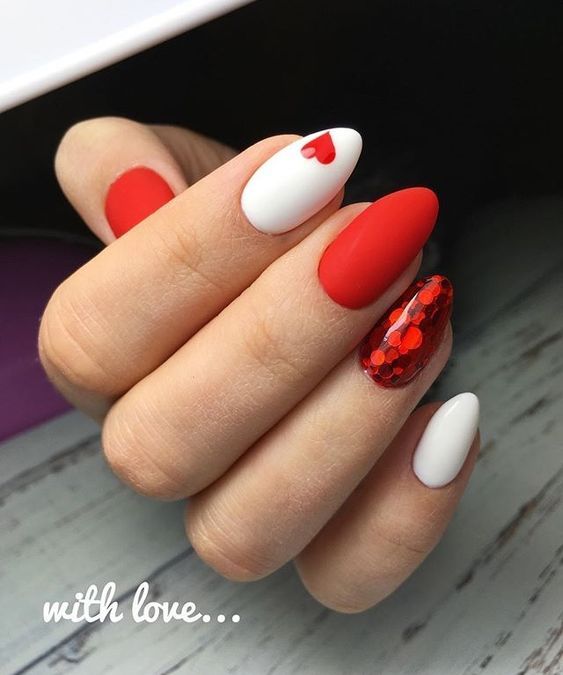 40 Adorable Heart Nail Designs For Valentine's Day