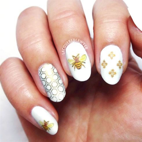 30 Cute Bee Nail Art Designs For Summer