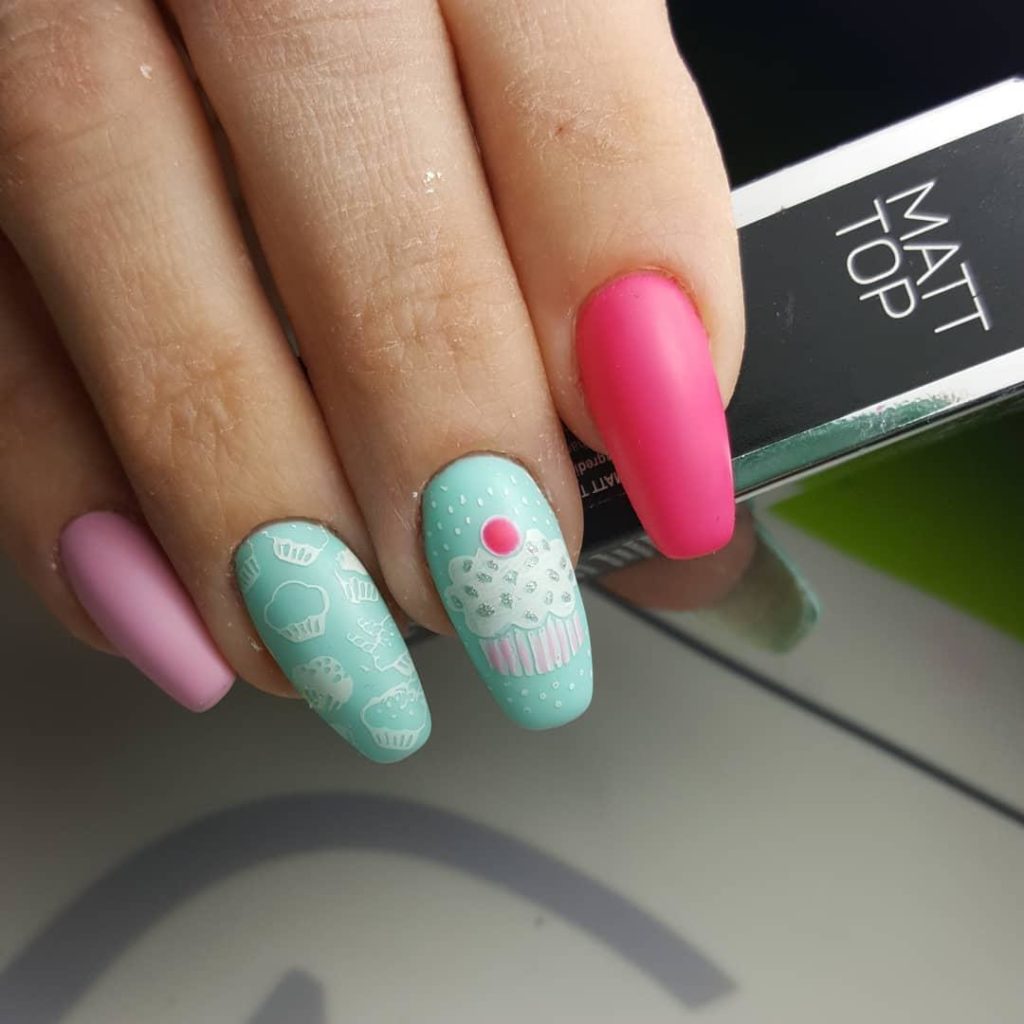 30 Awesome Cake Nail Art Designs