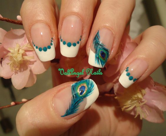 25 Gorgeous Peacock Nail Art Designs