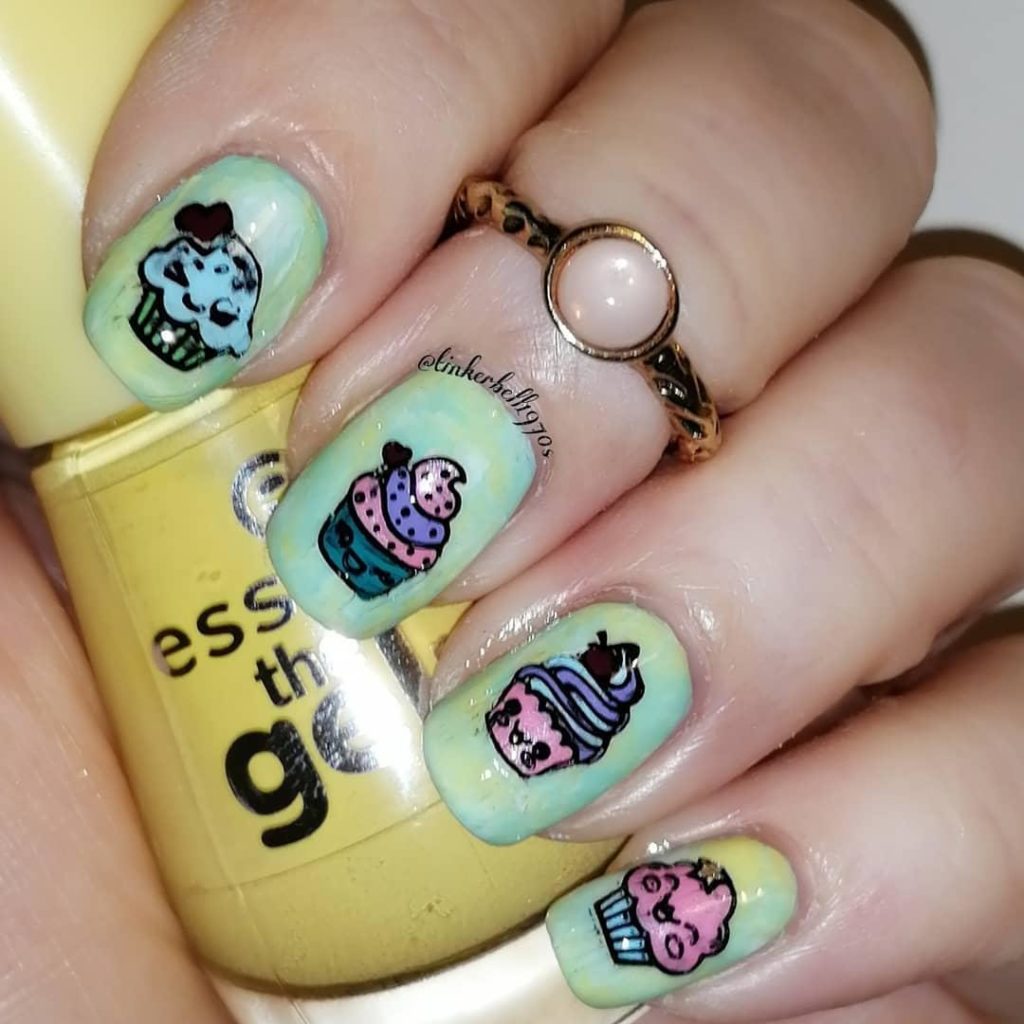 30 Awesome Cake Nail Art Designs