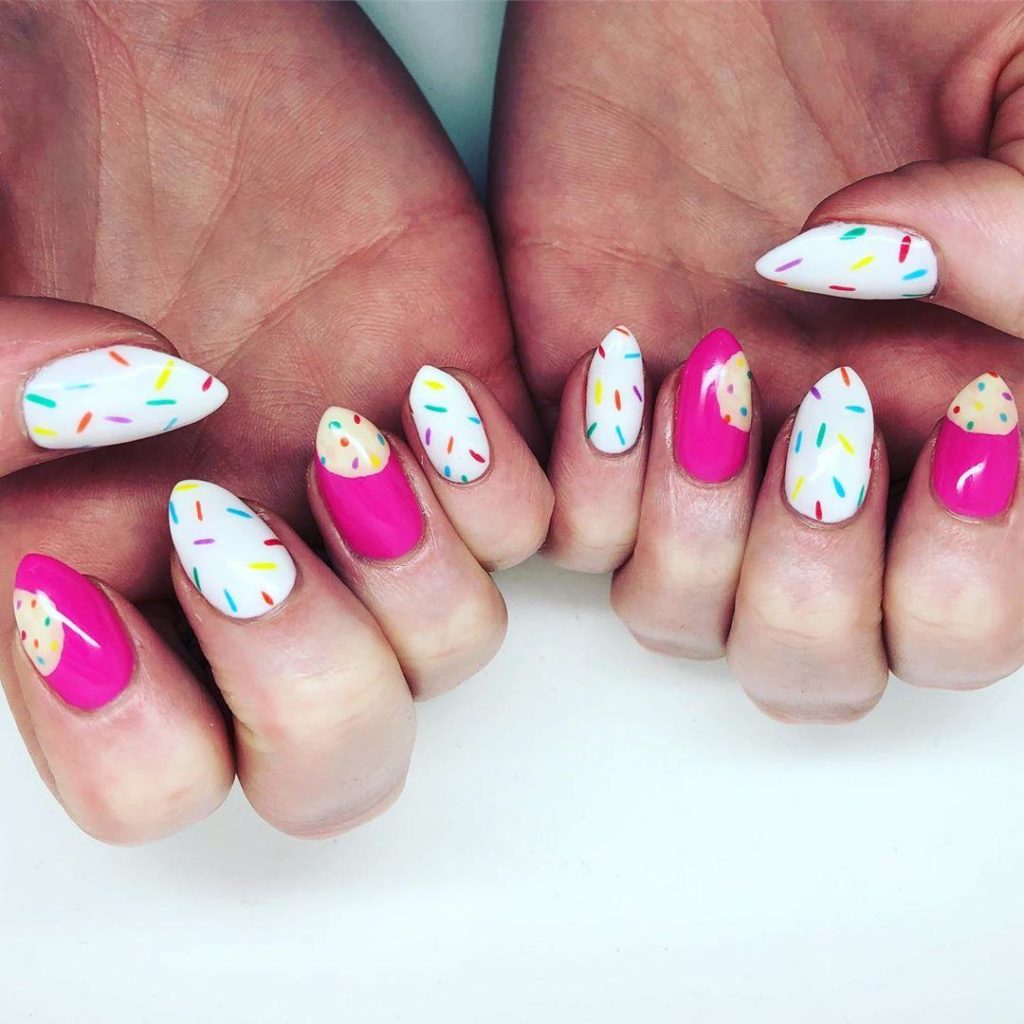 30 Awesome Cake Nail Art Designs