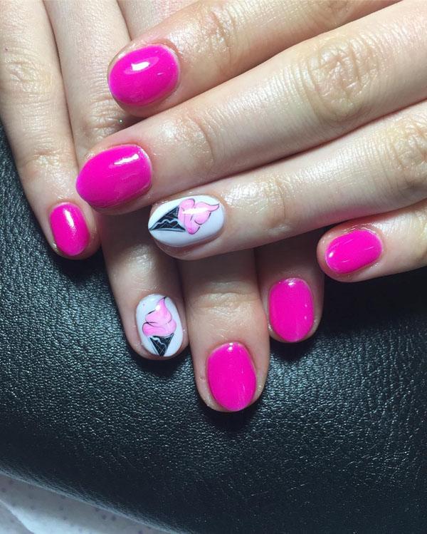 30 Cool Ice Cream Nail Designs For Summer