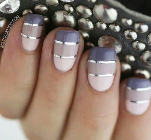 30 Easy and Beautiful Line Nail Art Designs