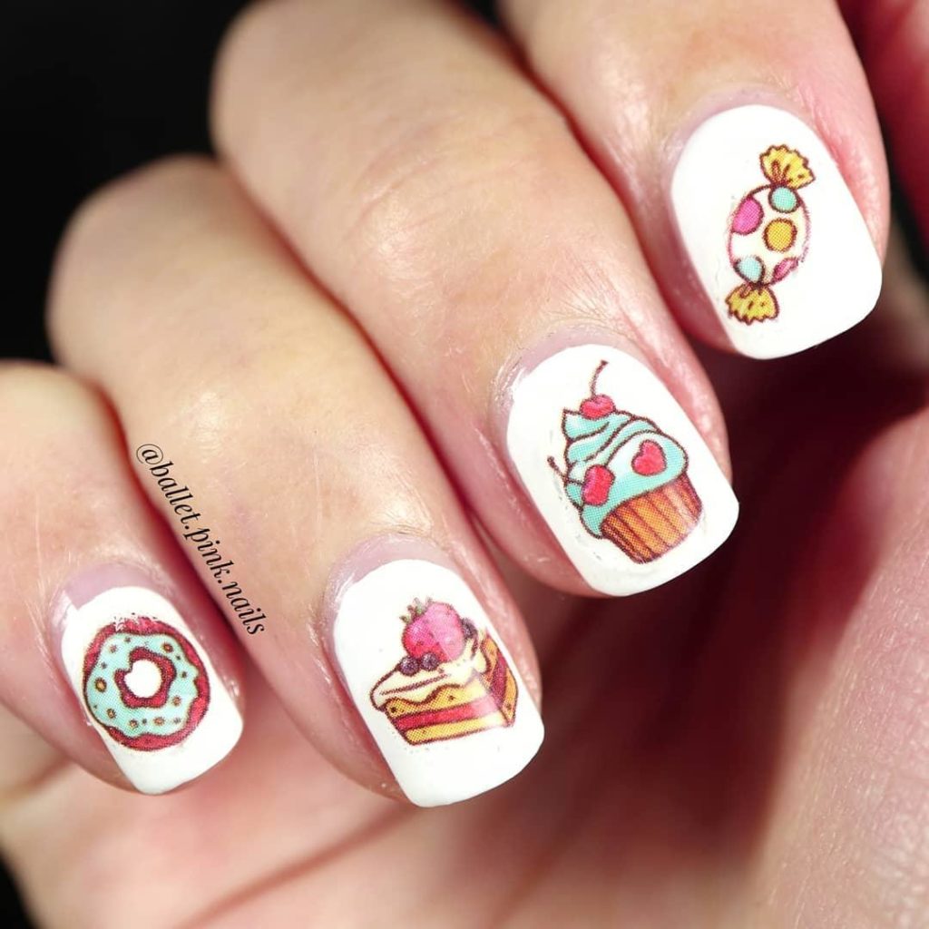 30 Awesome Cake Nail Art Designs