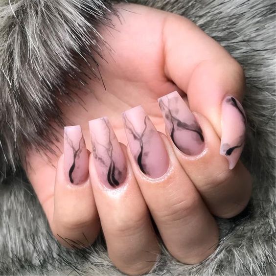 28 Smoke Nail Art Designs and Ideas